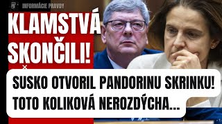 KONIEC manipulácii! Susko vytiahol dokumenty, z ktorých zamrazí #politika #slovensko #fico #smersd