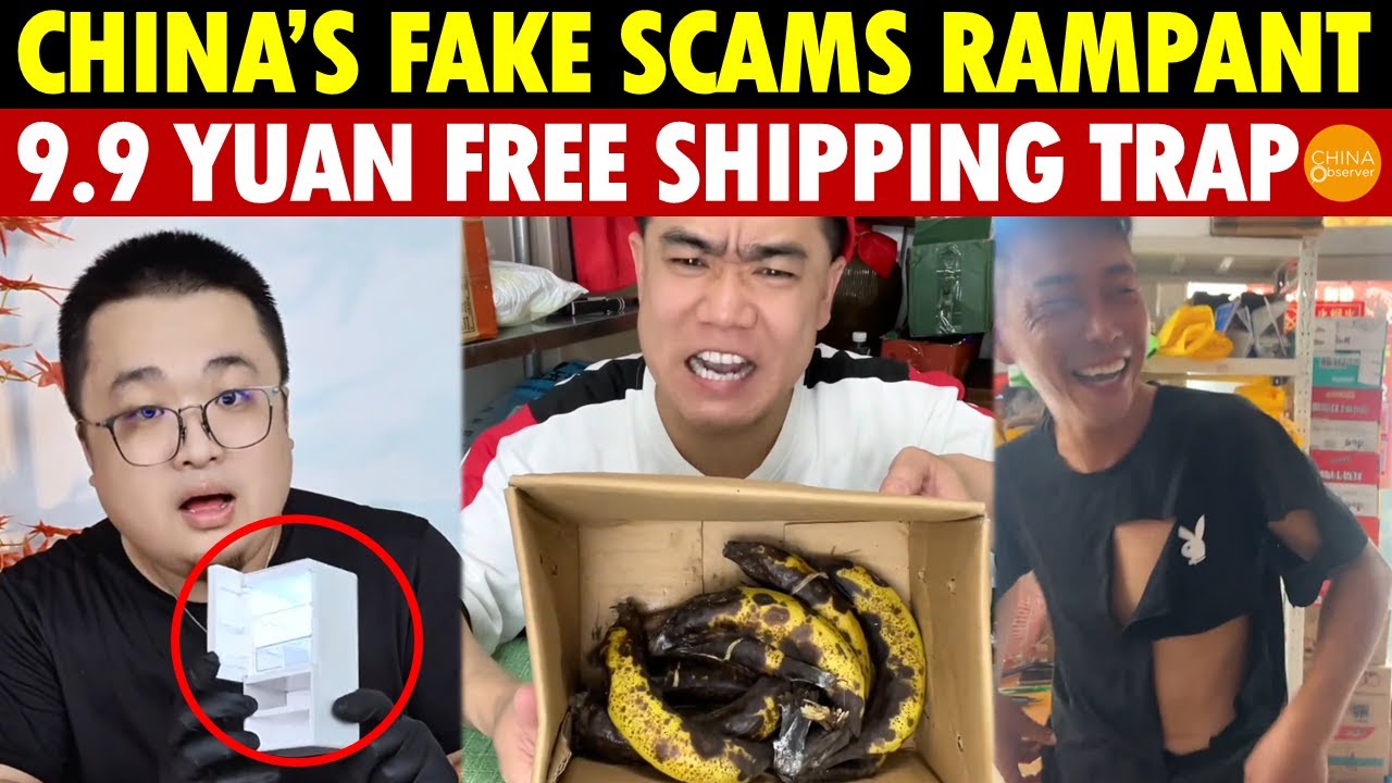 China’s Livestream Sales Are All Fake! $1 Free Shipping: Fake Products, Fake Backgrounds