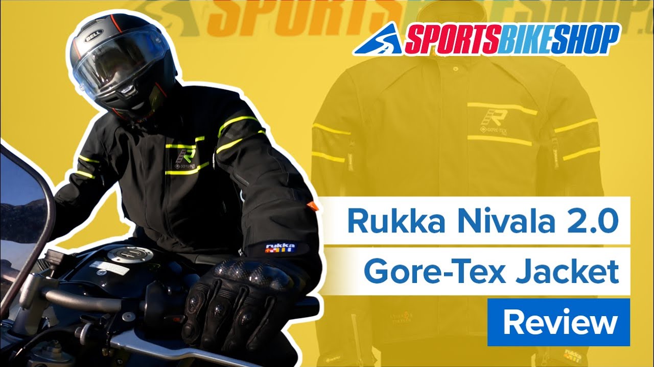 Rukka Nivala 2.0 Gore-Tex Textile Jacket - Black / Yellow Video