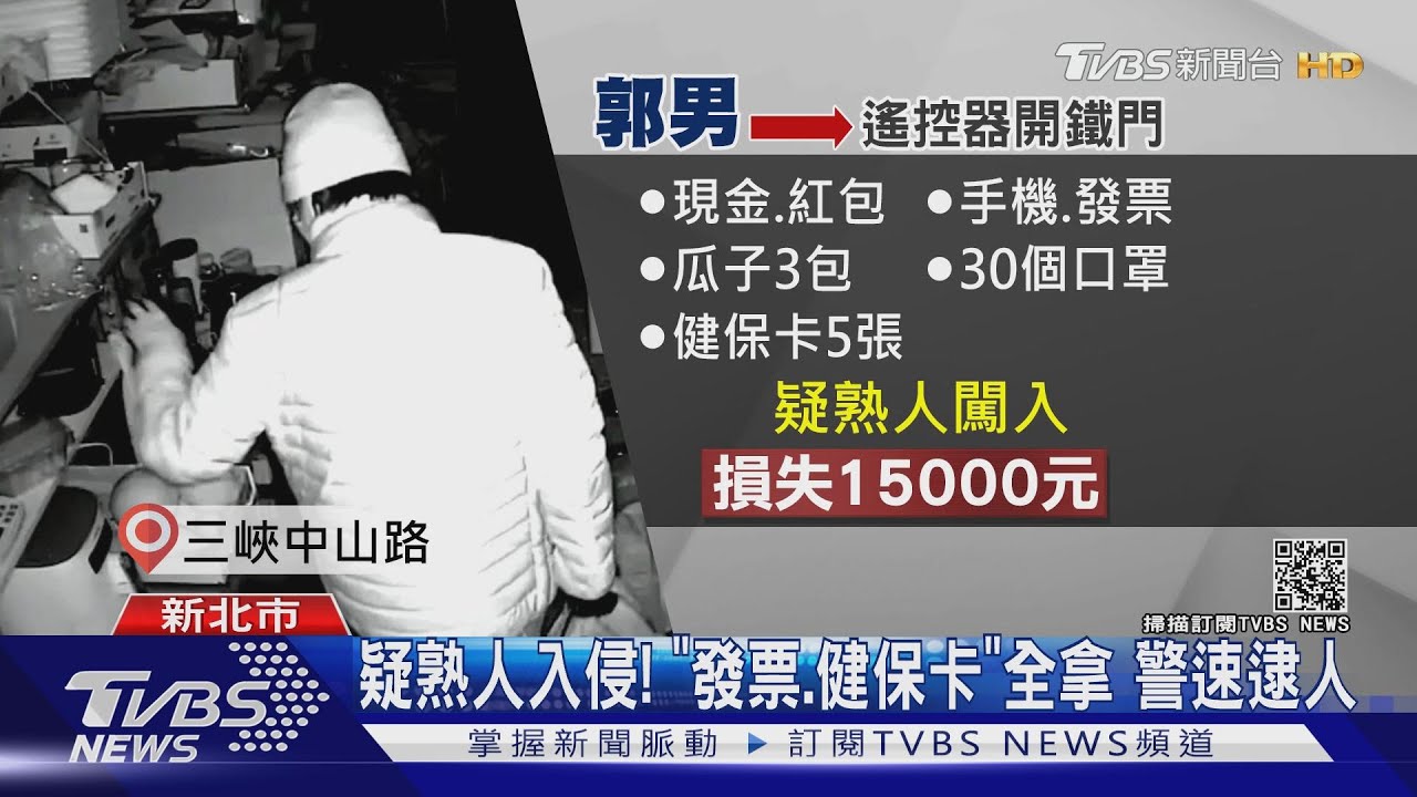哪來的「遙控器」 賊自開鐵捲門偷水果行