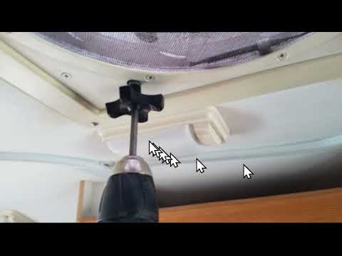 Repair knob and arm, Fantastic Fan, RV vent fan