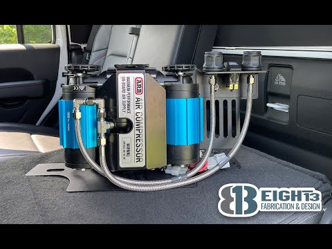 Jeep Gladiator Behind The Seat ARB Compressor Mount Add-On Kits Overview - 813 Fabrication & Design