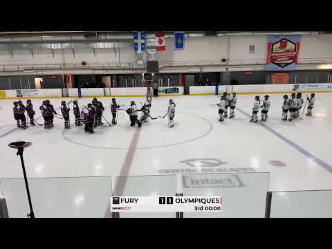 U15 AAA female hockey Fury vs Gatineau Olympiques