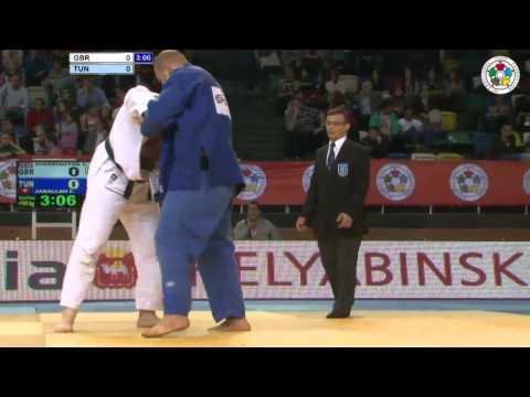 Judo Grand-Prix Samsun 2013: SHERRINGTON (GBR) - JABALLAH (TUN) Semi Final [+100kg]