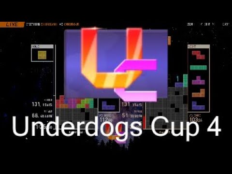 Tetr.io Underdogs Cup 4 (rank A+ and below) with Twitch Chat. Oct 25, 2020