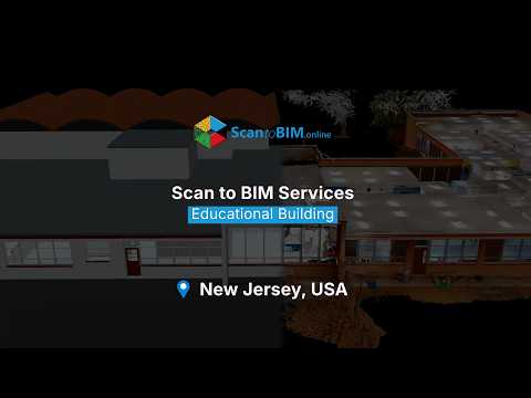 Scan to BIM Walkthrough | 23,000 sq ft School Building LOD 300 Delivered in 8 Days