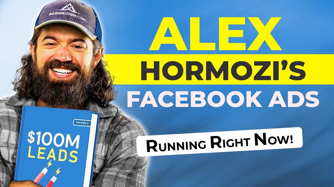 I FOUND ALEX HORMOZI'S FACEBOOK ADS