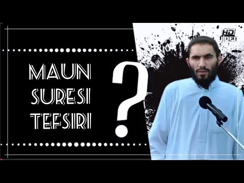 Maun Suresi Tefsiri ? Ebu Ubeyde Hoca