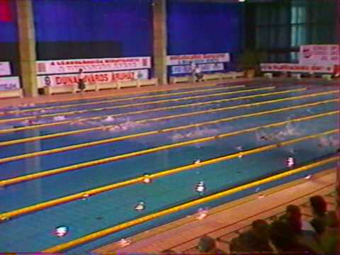 Arany Üst Úszóverseny 1985 50 m gyors leány döntő
