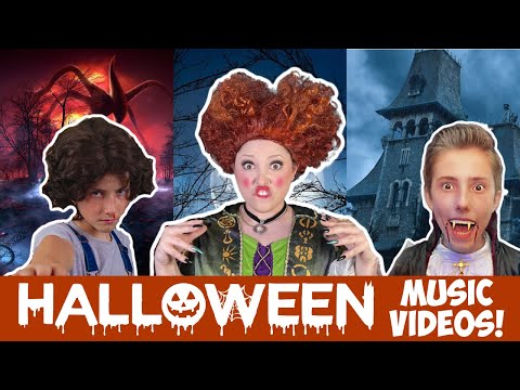 HALLOWEEN MUSIC VIDEO COMPILATION!!! 👻🎤@SharpeFamilySingers