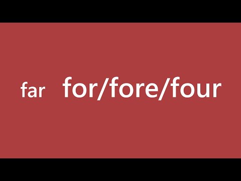 Practice English R - /ɑɹ/ FAR and /ɔɹ/ FOR - American Accent