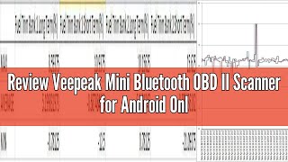 Review Veepeak Mini Bluetooth OBD II Scanner for Android Only, Auto Check Engine Light Code Reader