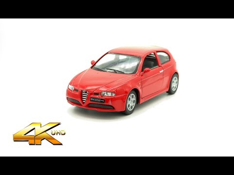 Металлическая машинка Kinsmart 1:32 «Alfa Romeo 147 GTA» KT5085D, инерционная / Микс