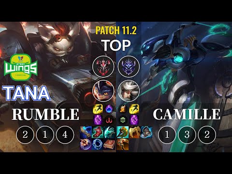 JAG TaNa Rumble vs Camille Top - KR Patch 11.2