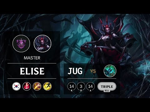 Elise Jungle vs Hecarim - KR Master Patch 9.21