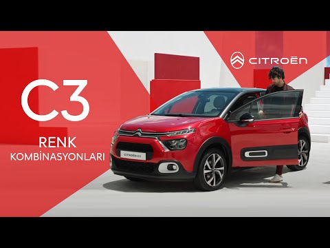 Yeni Citroën C3 - Renk Kombinasyonları