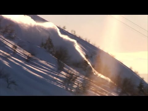 Lavinvarningar och hård vind i svenska fjällen - Nyheterna (TV4)