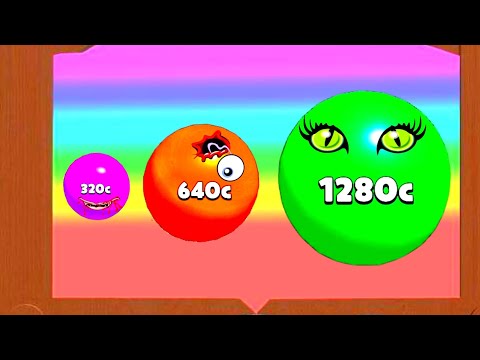 Blob Merge 3D: MAX Level - Beat 32Oc 64Oc 128Oc | Blob Merge 3D gameplay world Recorde