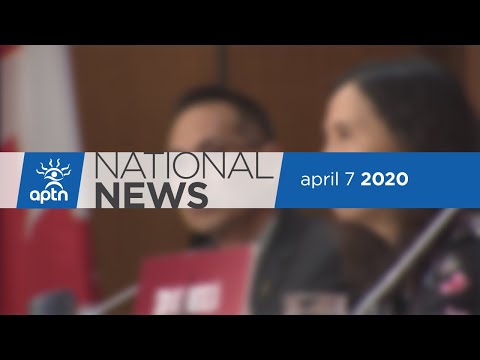 APTN National News April 7, 2020 – COVID-19 committee, Tsimshian artist shares her talent