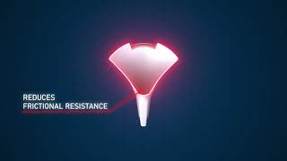 Flight Path Premium Golf Tee - bílá (2 balení)