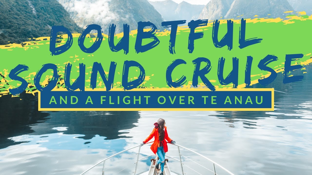 Travelers experience scenic flight over Lake Te Anau.