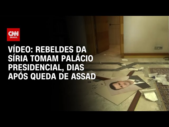 Vídeo: Rebeldes da Síria tomam Palácio Presidencial, dias após queda de Assad | CNN BRASIL