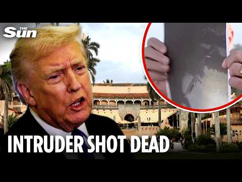 Man armed with gun and fuel can shot dead after breaking into Trump's Mar-a-Lago home