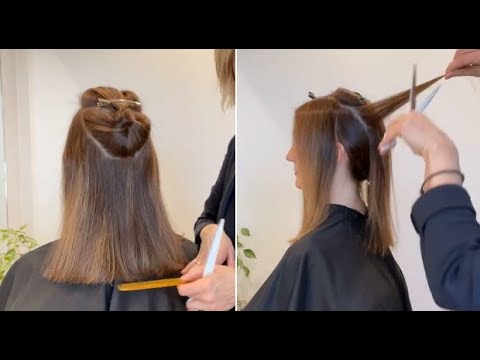 Perfect Textured Lob Haircut Tutorial for women | Long...