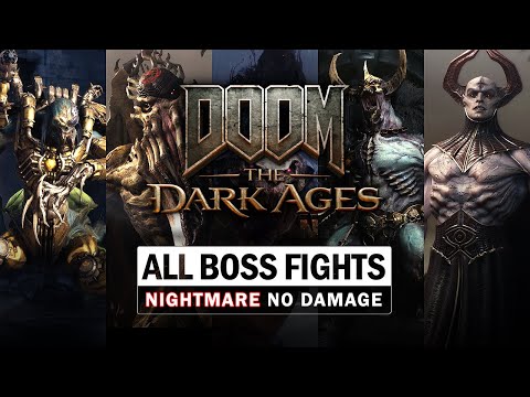 DOOM The Dark Ages - All Boss Fights: No Damage (Nightmare Difficulty) & Ending