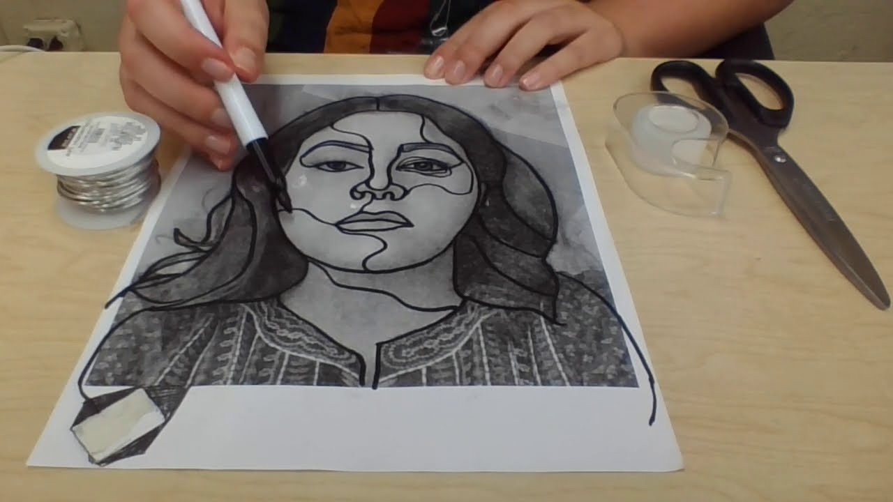 Wire Portrait Demonstration