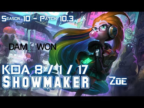 DWG Showmaker ZOE vs SETT Mid - Patch 10.3 KR Ranked