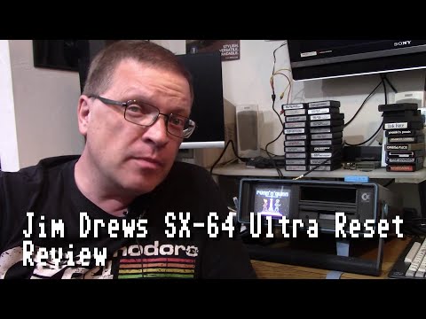 Commodore SX-64 Ultra Reset Mod Review - from CBMSTUFF.COM (hardware reset and disk number changer)