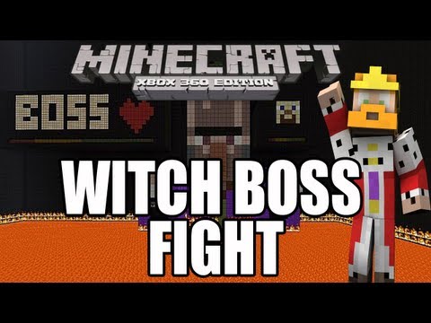 Minecraft (PS3 / XBOX360) Witch Boss Fight - Mini Game [TU16]