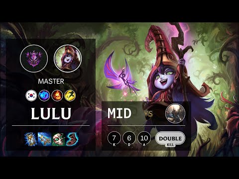 Lulu Mid vs Pantheon - KR Master Patch 10.16