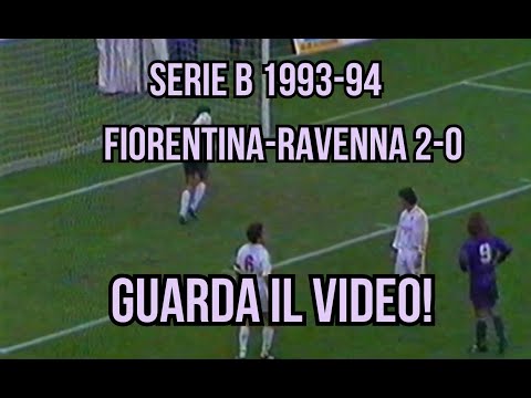 Serie B 1993-94: 12° giornata. Fiorentina - Ravenna 2-0