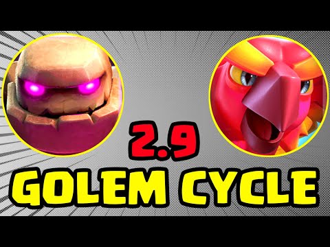 I've made a GOLEM CYCLE deck and it works🤣|Clash royale