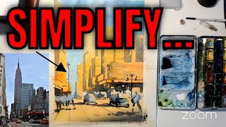 Master Urban Streetscapes in Watercolour