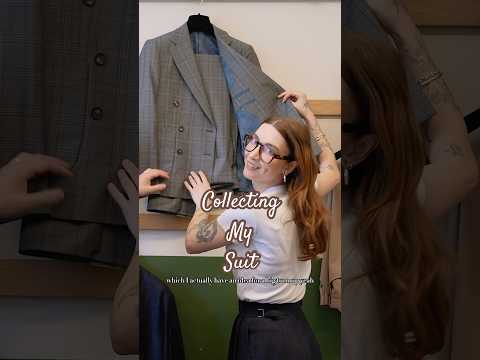 Collecting my suit from one of London’s most creative tailors #tailoring #fashion #ootd