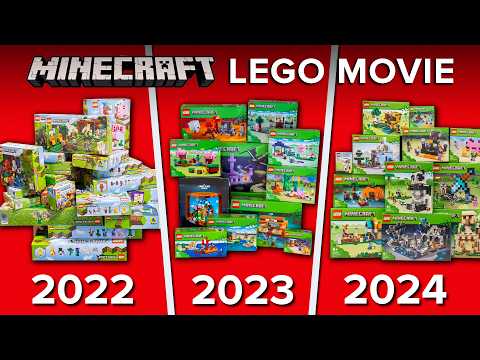 I Built 75 Minecraft LEGO Sets Compilation