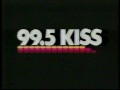 99 5 KISS FM Radio TV Commercial From 1985