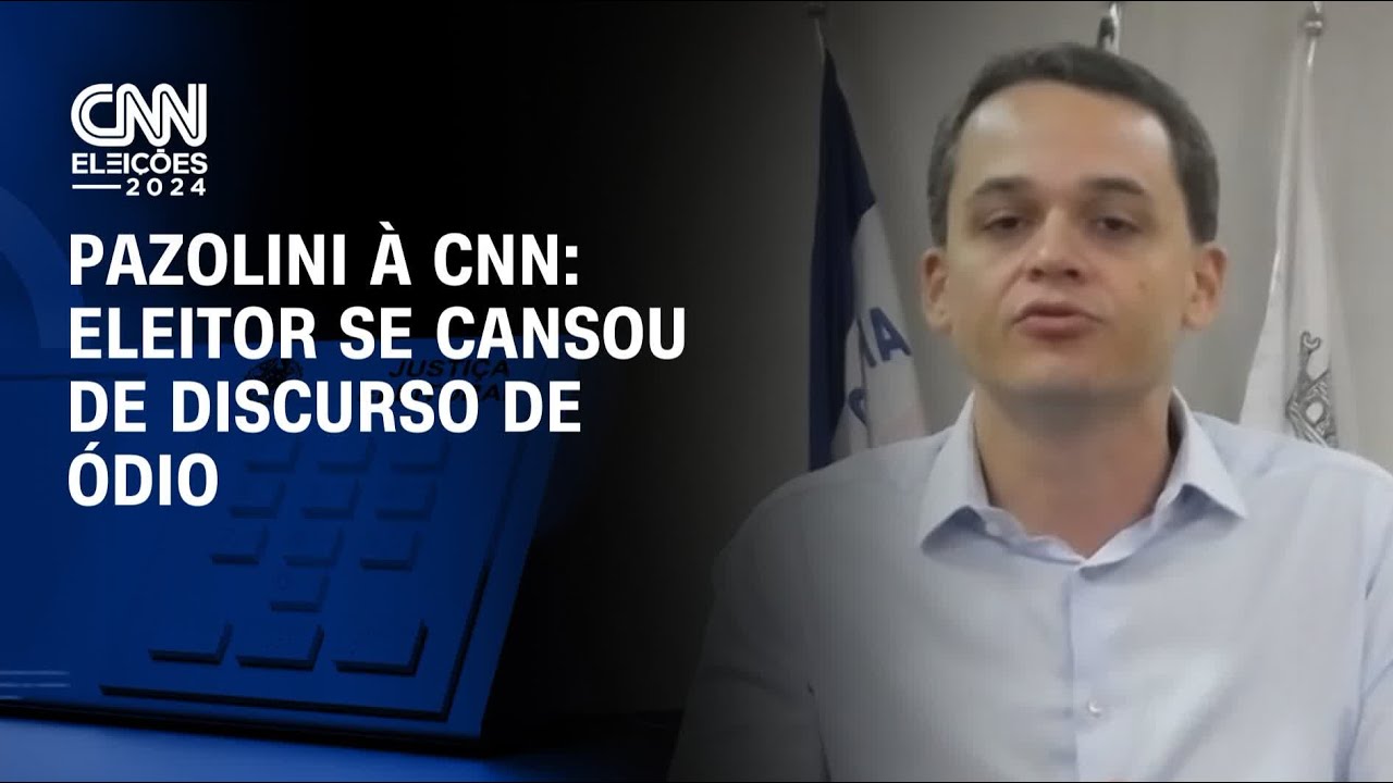 Pazolini à CNN: Eleitor se cansou de discurso de ódio | CNN 360º