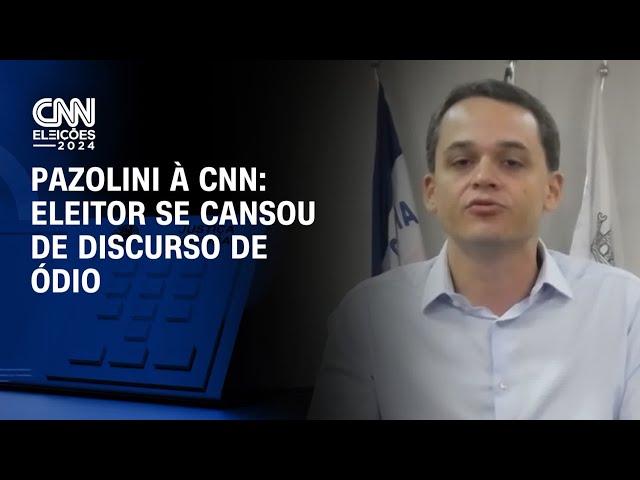 Pazolini à CNN: Eleitor se cansou de discurso de ódio | CNN 360º