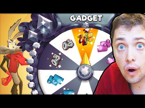 SPIN GADGET WHEEL AND I GET JACKPOT! in Looney Tunes World of Mayhem
