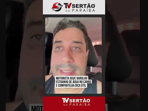 Mistério do barulho: motorista de São Gonçalo descobre porta de carro lotada de água e viraliza