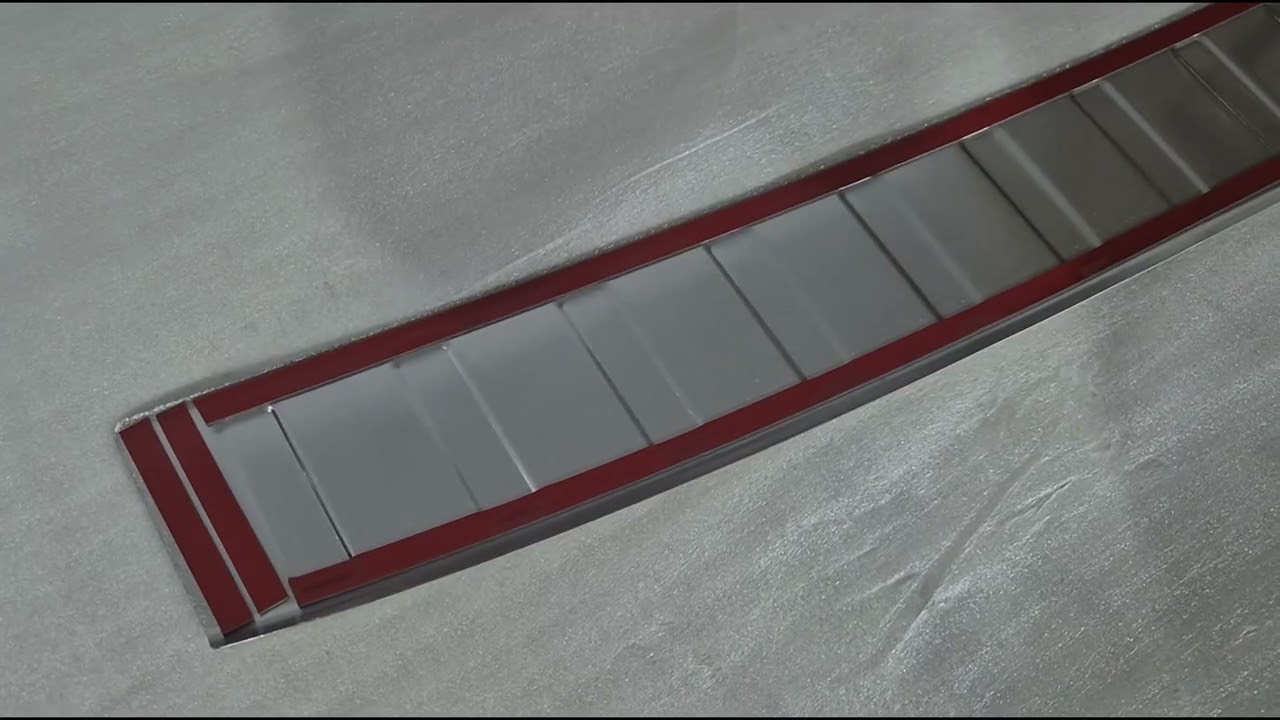 Kia Sportage 2021- рр. Накладка на задній бампер Carmos (нерж, матовий) Video 1