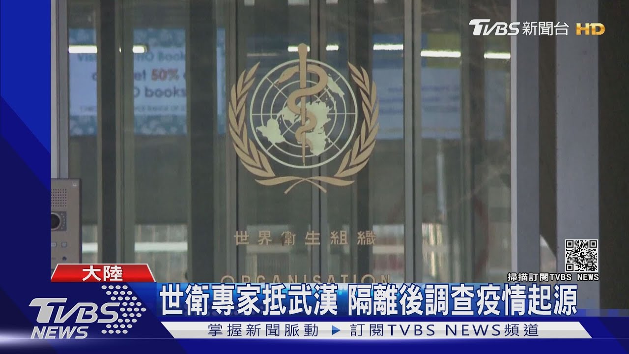 世衛專家抵武漢 隔離後調查疫情起源