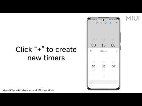 With Mi Clock, you can add the frequently used timers, eliminating the trouble to set it each time.⏰