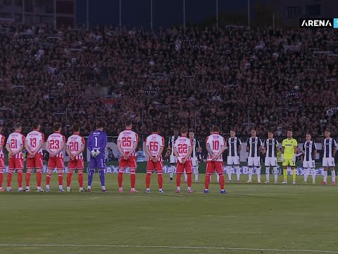 "VEČITI DERBI" ZAPOČEO MINUTOM ĆUTANJA U ČAST DEJANA MILOVANOVIĆA / 20.09.2025.