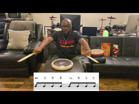 Day 1 of 31 Days of Snare Drum Rudiments  - The Single Drag-a-diddle
