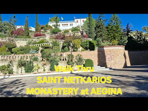 Saint Nektarios Monastery, Aegina | Peaceful Walk Through